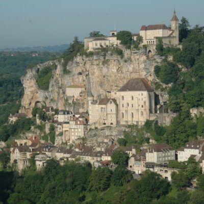 uitzicht op Rocamadour