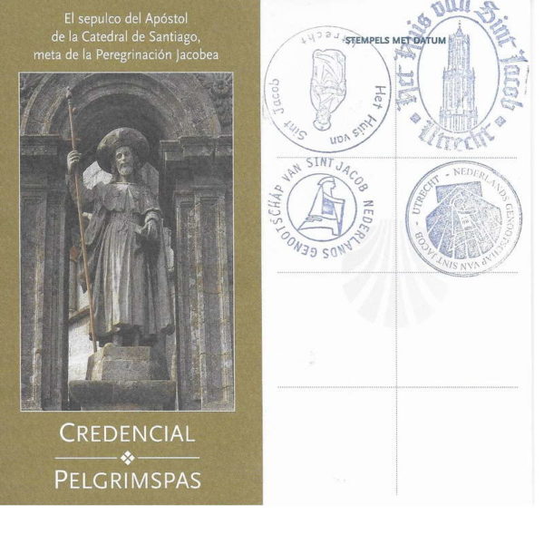 Pelgrimspas Pelgrimskantoor Santiago de Compostela - Afbeelding 2