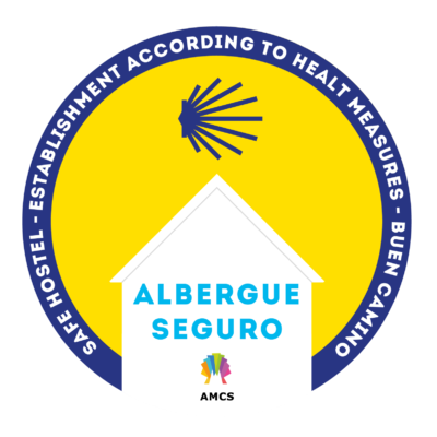 sticker Albergue seguro