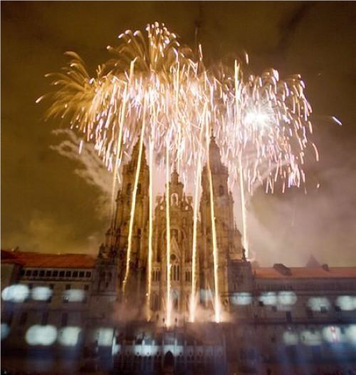 Vuurwerk Santiago