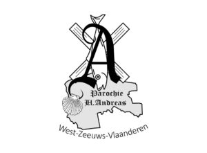 Het stempel van de H. Andreas parochie in Sluis