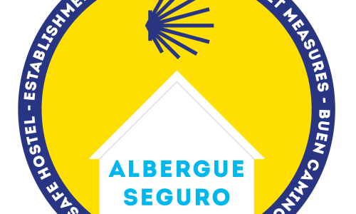sticker Albergue seguro